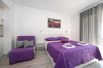 Krevet ili kreveti u jedinici u objektu Apartmani “Karla”