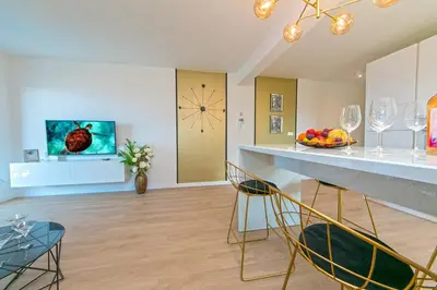 TV i/ili zabavni centar u objektu Apartman Blue Paradise