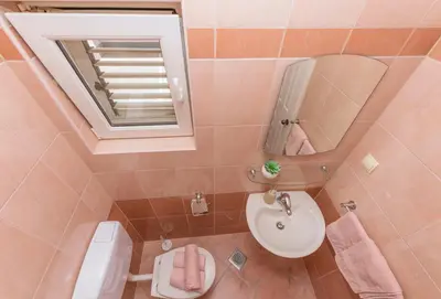 Kupaonica u objektu Škiljini dvori - Studio-apartman 3