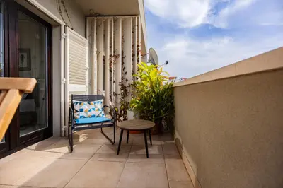 Balkon ili terasa u objektu Apartmani Vale