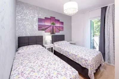 Krevet ili kreveti u jedinici u objektu ISLAND HVAR LUXE Holiday Villa Maslina with Beach