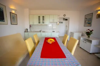 Kuhinja ili čajna kuhinja u objektu Apartmani Slobodan
