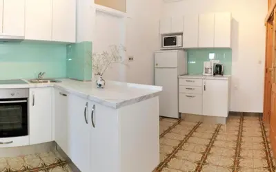 Kuhinja ili čajna kuhinja u objektu Holiday Apartement Marija Supetar with private pool