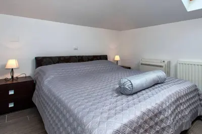 Krevet ili kreveti u jedinici u objektu Villa de Pinus