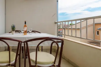 Balkon ili terasa u objektu Sea view Apartment for 2-3 people - family