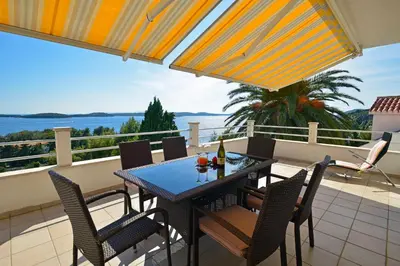 Balkon ili terasa u objektu Apartments Dinka Miličić