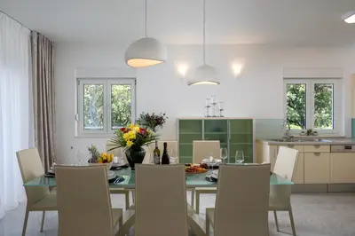 Tlocrt objekta Luxury Villa Lovric with private heated pool, Jacuzzi, Sauna and private tavern