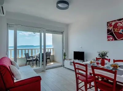 TV i/ili zabavni centar u objektu Apartmani Irena&Miro Brela