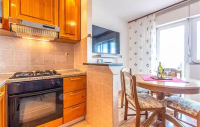Kuhinja ili čajna kuhinja u objektu Stunning Apartment In Duce With House Sea View