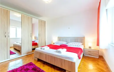 Krevet ili kreveti u jedinici u objektu Stunning Apartment In Duce With House Sea View