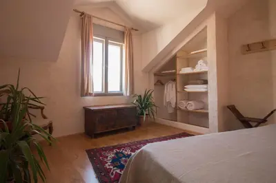 Krevet ili kreveti u jedinici u objektu Stunning Bol Villa 4 Bedrooms Villa Zlatni Rat Stunning Location