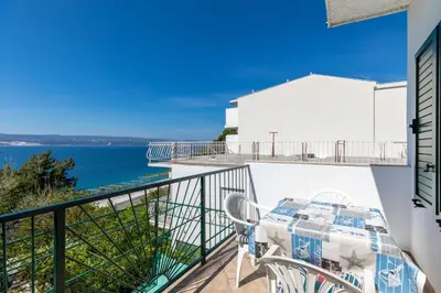 Balkon ili terasa u objektu Apartments by the sea Lokva Rogoznica, Omis - 18638
