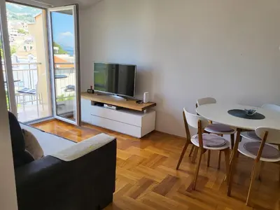 TV i/ili zabavni centar u objektu Beach Spot Apartments