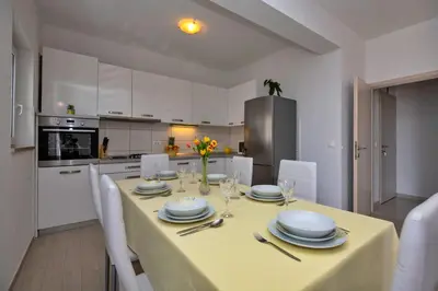 Kuhinja ili čajna kuhinja u objektu Apartment with big and free private parking