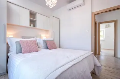 Krevet ili kreveti u jedinici u objektu Hvar, Stari Grad Villa Ekatera, 5 min from center
