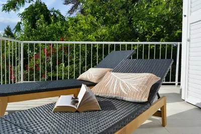 Balkon ili terasa u objektu Apartment on the beach - Nemira, Omiš