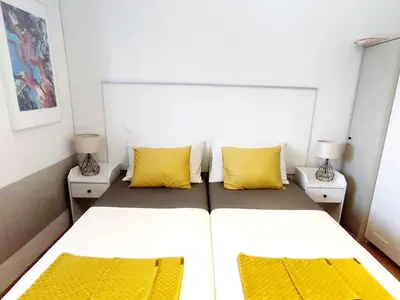 Krevet ili kreveti u jedinici u objektu Apartment ROSE, CLOSE TO THE BEACH