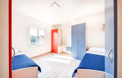 Krevet ili kreveti u jedinici u objektu Apartman Andrej