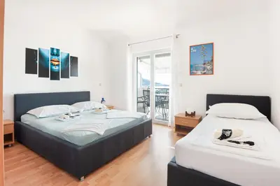 Krevet ili kreveti u jedinici u objektu Apartments Tomic