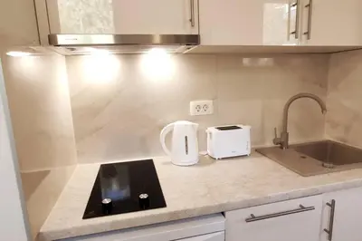 Kuhinja ili čajna kuhinja u objektu Apartment Pape