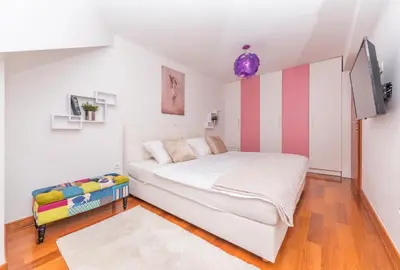 Krevet ili kreveti u jedinici u objektu Apartmani Silvija