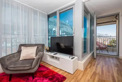 TV i/ili zabavni centar u objektu Apartmani Silvija