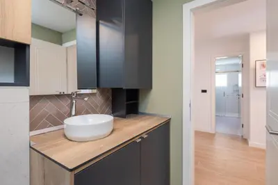 Kuhinja ili čajna kuhinja u objektu Kovač Family Suites