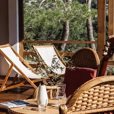 Nature House with a wooden porch - Pasika