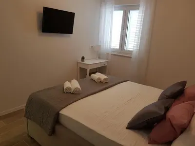 Krevet ili kreveti u jedinici u objektu La Vista apartments