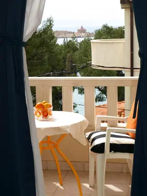 Balkon ili terasa u objektu Apartments Dani želja