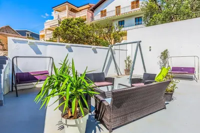 Balkon ili terasa u objektu Beach Apartments Croatia