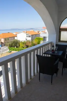 Balkon ili terasa u objektu Unforgettable sea view apartments Bakota