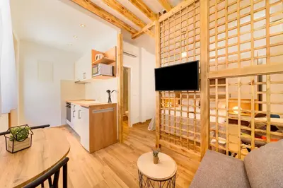 TV i/ili zabavni centar u objektu Apartment Cvita