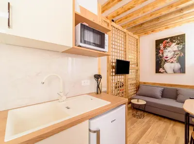TV i/ili zabavni centar u objektu Apartment Cvita