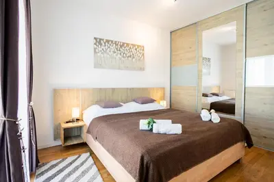 Krevet ili kreveti u jedinici u objektu Apartman Aqua