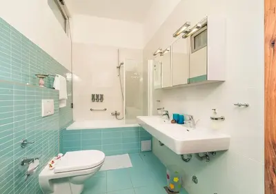 Kupaonica u objektu Wohnung mit 2 Schlafzimmer in der Villa Miravala