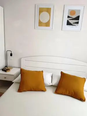 Krevet ili kreveti u jedinici u objektu Apartment in Povlja with sea view, terrace, W-LAN 4991-2