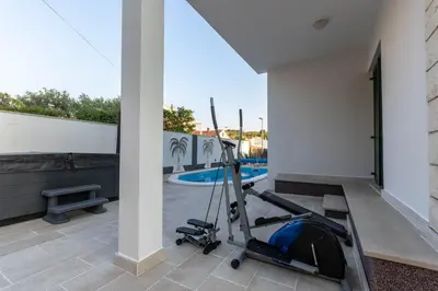 Tlocrt objekta Apartment in Supetar with sea view, balcony, air conditioning, W-LAN 3553-3