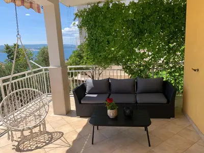 Balkon ili terasa u objektu Omiš Relaxing Sea Lounge
