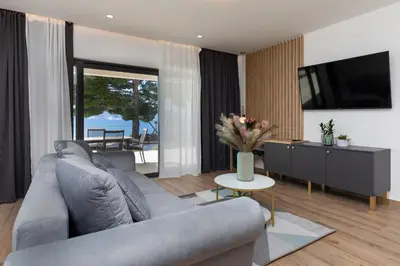TV i/ili zabavni centar u objektu Villa Carica deluxe apartment