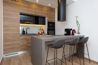 Kuhinja ili čajna kuhinja u objektu Villa Carica deluxe apartment