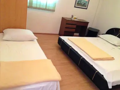 Tlocrt objekta A1 - apt w patio just 3 min walking to the beach