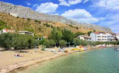 Tlocrt objekta A3 - apt w patio 3 min walking from the beach