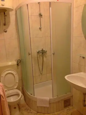 Tlocrt objekta A3 - apt w patio 3 min walking from the beach