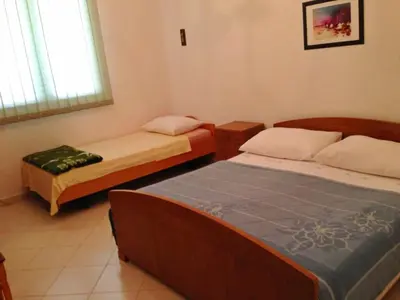 Tlocrt objekta A3 - apt w patio 3 min walking from the beach