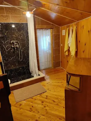 Kupaonica u objektu Robinson Galisnjak with amazing SEA VIEW & JACUZZI