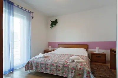 Krevet ili kreveti u jedinici u objektu Komforan apartman 2+2