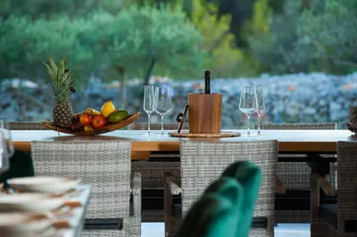 Tlocrt objekta Luxury Villa Nature with heated private pool, sauna & fire pit, a short walk to the beach