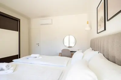 Krevet ili kreveti u jedinici u objektu Apartments Jelavic Bol