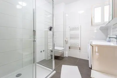 Kupaonica u objektu Villa Ana perfect for families with kids and groups,House with heated Pool